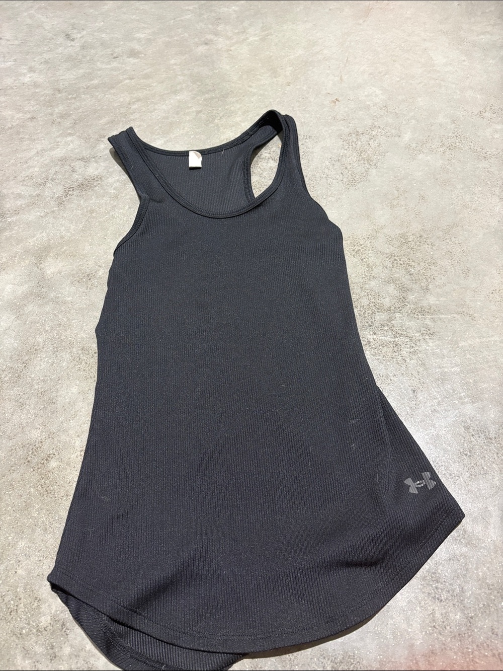 Under Armour Black Athletic Racerback Tank